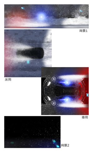 士重工業株式会社 東京モーターショー2011ATCプロジェクションマップの素材について